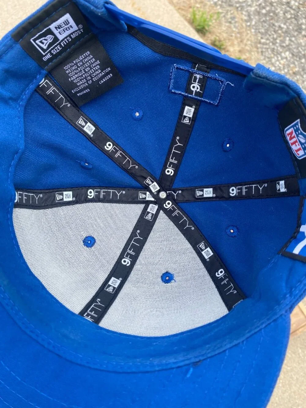New Era 59FIFTY Indianapolis Colts NFL Blue Snapback Hat Cap